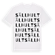 Sällhult ordlek t-shirt