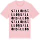 Pink Cotton t-shirt med Sällön ordlek t-shirt