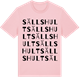 Pink Cotton t-shirt med Sällshult ordlek t-shirt