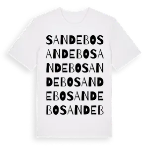 Sandebo ordlek t-shirt – ekologisk bomull t-shirt från Pinshirt