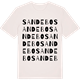 Vintage White t-shirt med Sandebo ordlek t-shirt