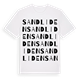 Sandliden ordlek t-shirt