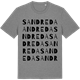 Mid Heather Gray t-shirt med Sandreda ordlek t-shirt