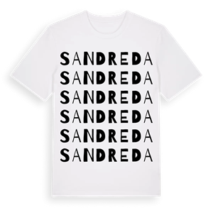 Sandreda ordlek t-shirt – ekologisk bomull t-shirt från Pinshirt