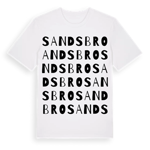 Sandsbro ordlek t-shirt – ekologisk bomull t-shirt från Pinshirt