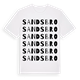 Sandsbro ordlek t-shirt