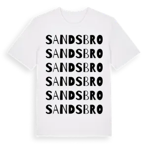 Sandsbro ordlek t-shirt – ekologisk bomull t-shirt från Pinshirt