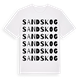 Sandskog ordlek t-shirt