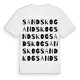 Sandskog ordlek t-shirt