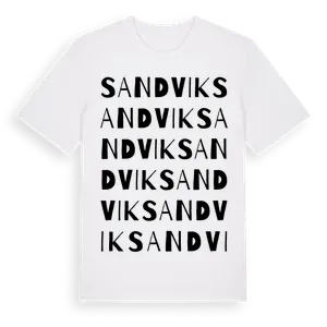 Sandvik ordlek t-shirt – ekologisk bomull t-shirt från Pinshirt
