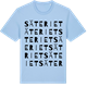 Blue Soul t-shirt med Säteriet ordlek t-shirt