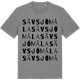 Mid Heather Gray t-shirt med Sävsjömåla ordlek t-shirt