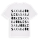Saxabjörke ordlek t-shirt