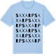 Blue Soul t-shirt med Saxarp ordlek t-shirt