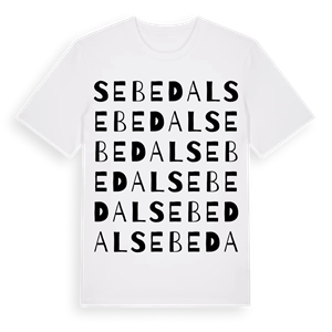Sebedal ordlek t-shirt – ekologisk bomull t-shirt från Pinshirt
