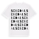 Sebedal ordlek t-shirt