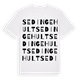 Sedingehult ordlek t-shirt