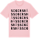 Pink Cotton t-shirt med Segersnäs ordlek t-shirt