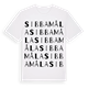 Sibbamåla ordlek t-shirt