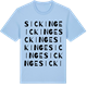 Blue Soul t-shirt med Sickinge ordlek t-shirt