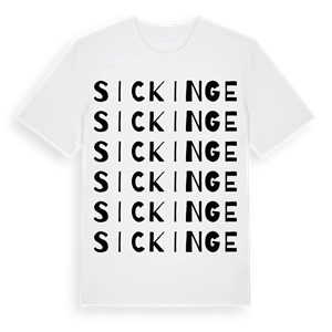 Sickinge ordlek t-shirt – ekologisk bomull t-shirt från Pinshirt