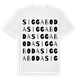 Siggaboda ordlek t-shirt