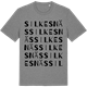 Mid Heather Gray t-shirt med Silkesnäs ordlek t-shirt