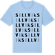 Blue Soul t-shirt med Sillvik ordlek t-shirt