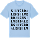 Blue Soul t-shirt med Silverdalen ordlek t-shirt
