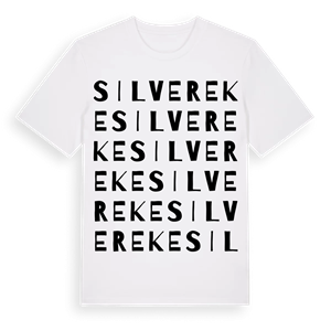 Silvereke ordlek t-shirt – ekologisk bomull t-shirt från Pinshirt
