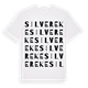Silvereke ordlek t-shirt