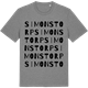 Mid Heather Gray t-shirt med Simonstorp ordlek t-shirt