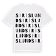 Sirislund ordlek t-shirt