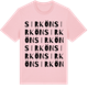 Pink Cotton t-shirt med Sirkön ordlek t-shirt