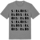 Mid Heather Gray t-shirt med Sirkön ordlek t-shirt