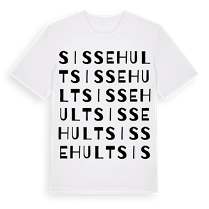 Sissehult ordlek t-shirt – ekologisk bomull t-shirt från Pinshirt