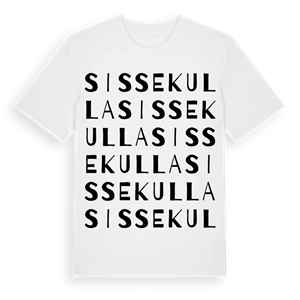 Sissekulla ordlek t-shirt – ekologisk bomull t-shirt från Pinshirt