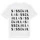Sissekulla ordlek t-shirt