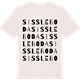 Vintage White t-shirt med Sissleboda ordlek t-shirt