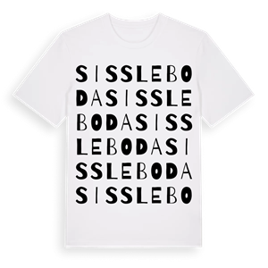 Sissleboda ordlek t-shirt – ekologisk bomull t-shirt från Pinshirt