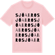 Pink Cotton t-shirt med Sjöabro ordlek t-shirt