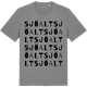 Mid Heather Gray t-shirt med Sjöalt ordlek t-shirt