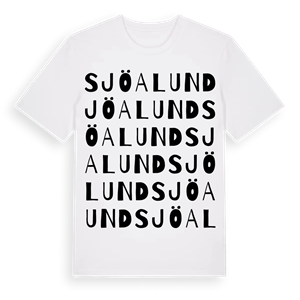 Sjöalund ordlek t-shirt – ekologisk bomull t-shirt från Pinshirt