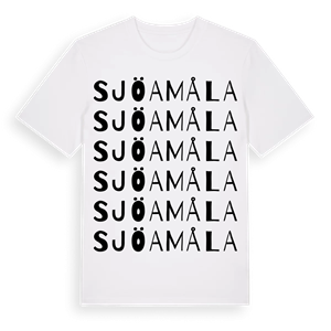 Sjöamåla ordlek t-shirt – ekologisk bomull t-shirt från Pinshirt