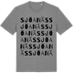 Mid Heather Gray t-shirt med Sjöanäs ordlek t-shirt