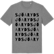 Mid Heather Gray t-shirt med Sjöaryd ordlek t-shirt