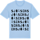 Blue Soul t-shirt med Sjöåsen ordlek t-shirt