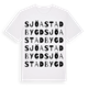 Sjöastadbygd ordlek t-shirt
