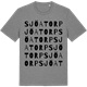 Mid Heather Gray t-shirt med Sjöatorp ordlek t-shirt