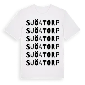 Sjöatorp ordlek t-shirt – ekologisk bomull t-shirt från Pinshirt